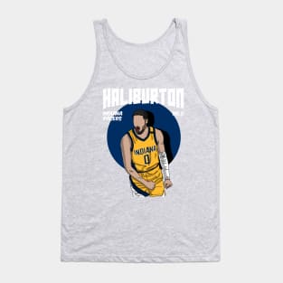 Tyrese Haliburton Comic Style Tank Top